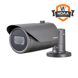 Hanwha VisionWisenet Q Series 4MP H.265 NW IR Bullet Varifocal Lens Camera (NDAA Ap