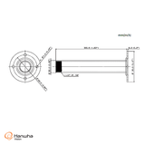 Hanwha VisionHanwha Vision Aluminium Ceiling Mount Bracket - Ivory