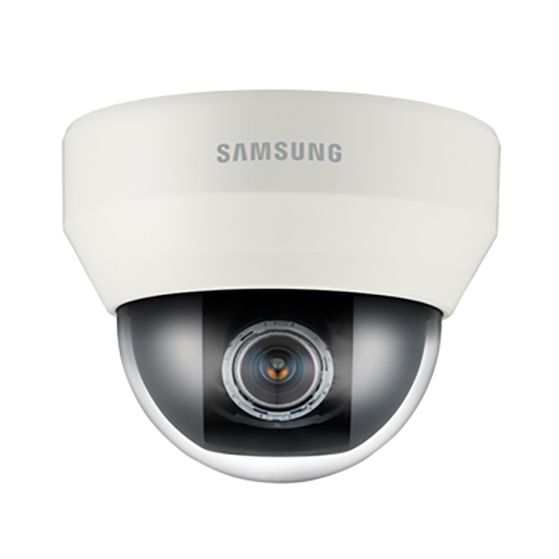 Hanwha VisionSamsung 1/3" 2MP Indoor Dome IP Camera PoE H.264 Multi stream 3-8mm wi