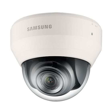 Hanwha VisionSamsung 3.2MP ICR Indoor Dome IP Camera 12VDC PoE H.264 Multi stream 3