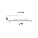 Hanwha VisionIndoor Pendant Mount Flange for O2-IPC3232ER-VS