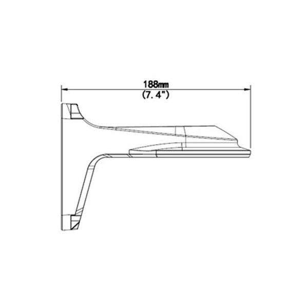 Hanwha VisionWall Mount Bracket for O2-IPC3612ER3-PF28