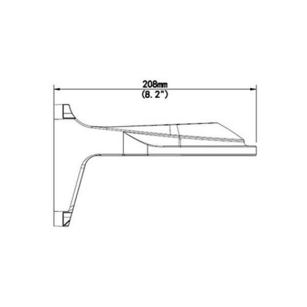 Hanwha VisionWall Mount Bracket for O2-IPC3232ER-VS