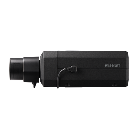 Hanwha VisionWisenet7 X Series 6MP Box Camera, No Lens Included (Powered by Wisenet