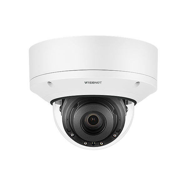 Hanwha VisionWISENET X Series 5MP Motorised Vari-Focal Internal Vandal IR Dome with