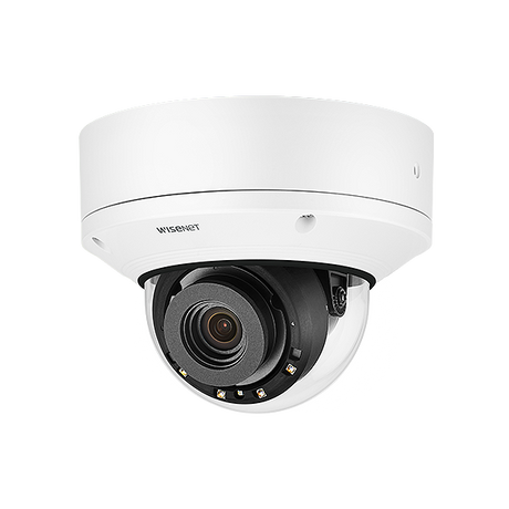 Hanwha VisionWISENET X Series 5MP Motorised Vari-Focal Internal Vandal IR Dome with