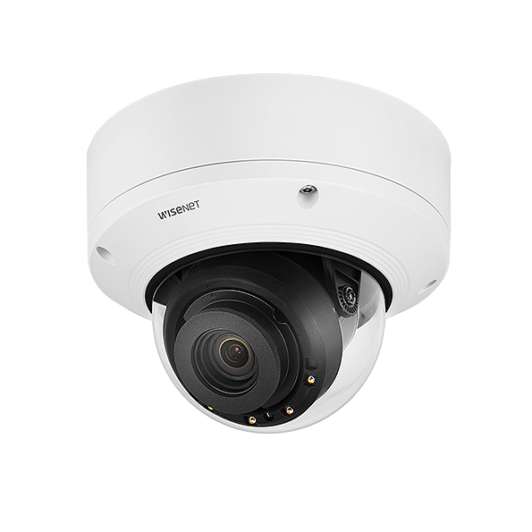 Hanwha VisionWISENET X Series 5MP Motorised Vari-Focal External Vandal IR Dome with