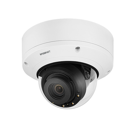 Hanwha VisionWISENET X Series 5MP Motorised Vari-Focal Internal Vandal IR Dome with