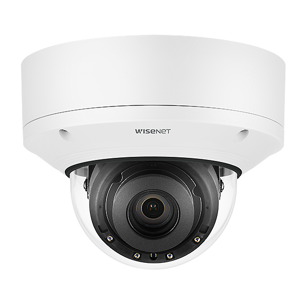 Hanwha VisionWisenet7 X Series 6MP Motorised Vari-Focal Vandal Dome with IR (Powere