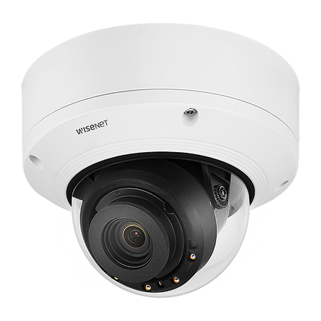 Hanwha VisionWisenet7 X Series 6MP Motorised Vari-Focal Vandal Dome with IR (Powere