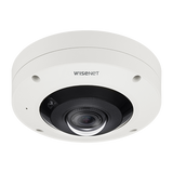 Hanwha VisionWISENET X Series 4K External Vandal-Dome Fish-Eye with IR (Powered by 