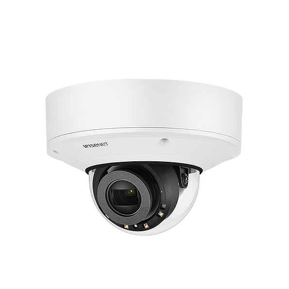 Hanwha VisionWISENET X Series 2MP Motorised Vari-Focal External Vandal IR Dome with