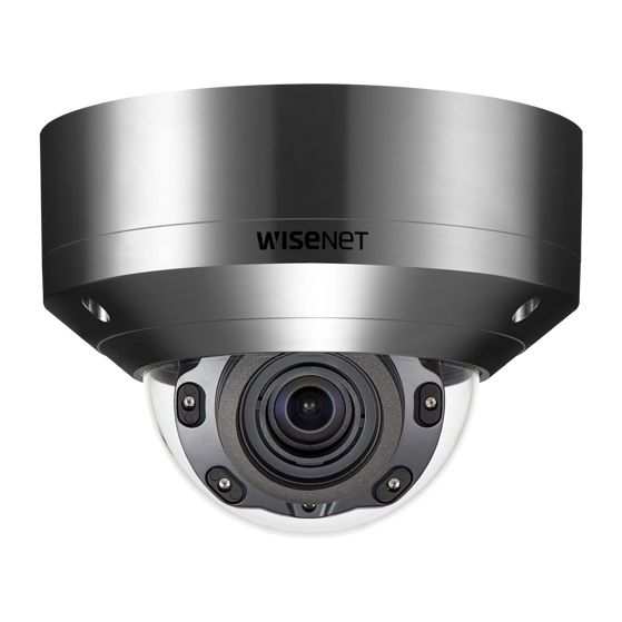 Hanwha VisionWisenet X Series 5MP H.265 NW IR Vandal Dome Camera with Motorized Var