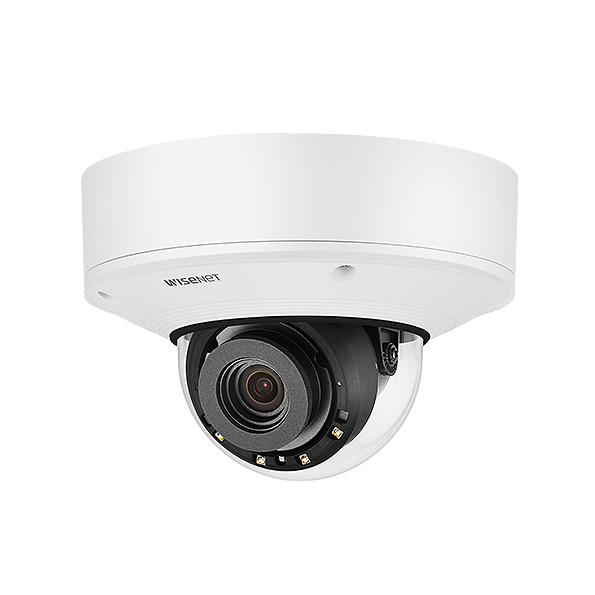 Hanwha VisionWISENET X Series 5MP Motorised Vari-Focal External Vandal IR Dome with