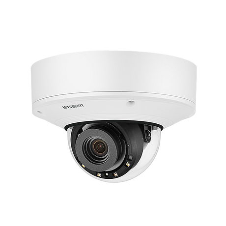 Hanwha VisionWISENET X Series 5MP Motorised Vari-Focal External Vandal IR Dome with