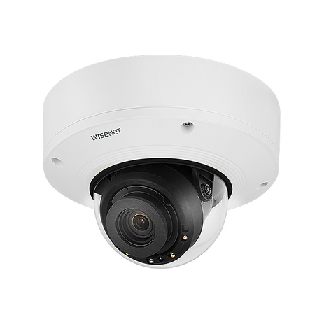 Hanwha VisionWISENET X Series 5MP Motorised Vari-Focal External Vandal IR Dome with